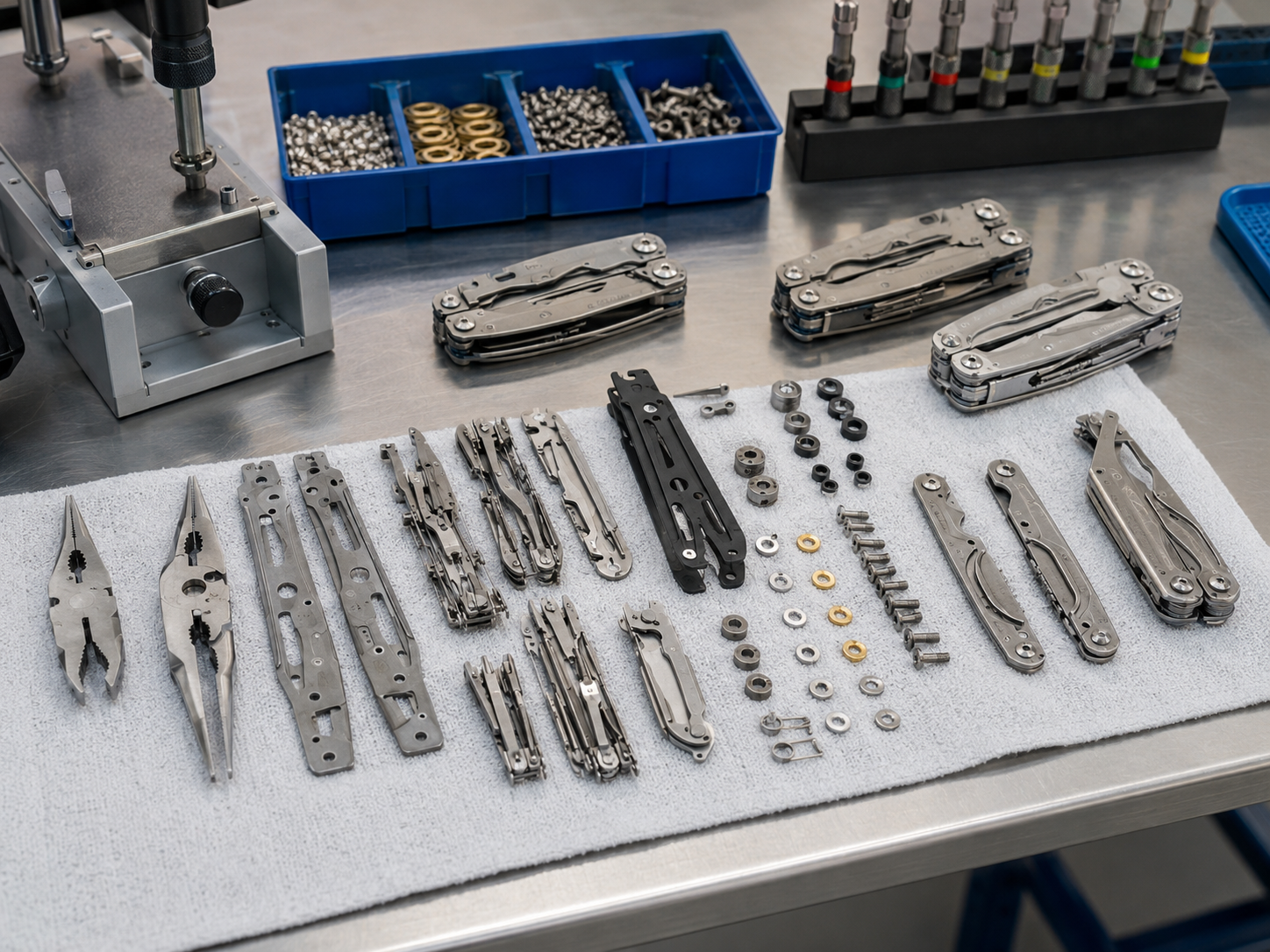multi-tool assembly and adjustment process
