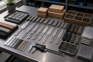 Nitro V stainless knife steel samples for OEM brands