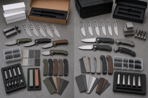 Nitro-V and S35VN knife steel comparison for product line planning