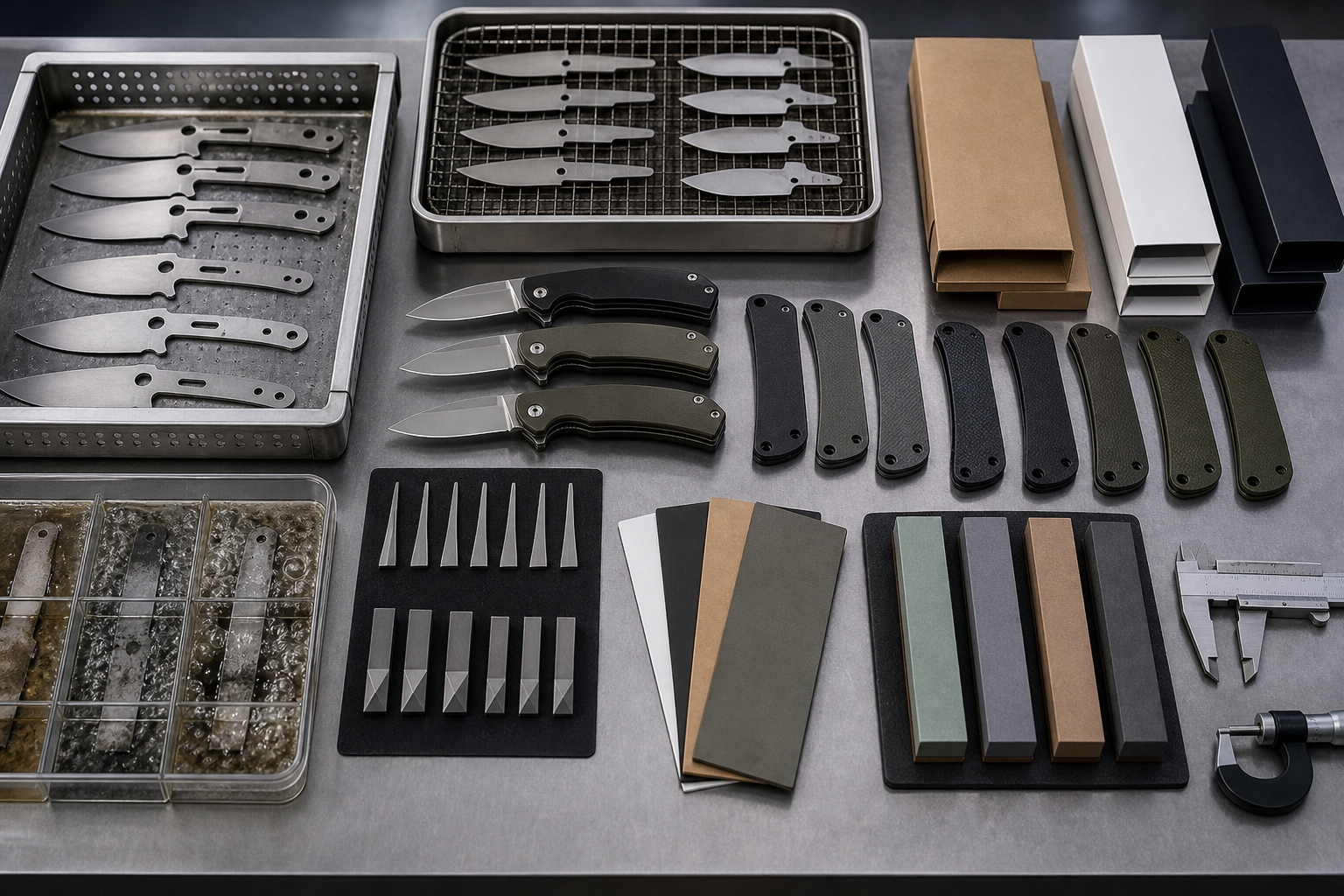 Nitro-V blade production and heat treatment Nitro-V blade production and heat treatment
