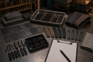 O1 tool steel manufacturing samples for B2B knife buyers