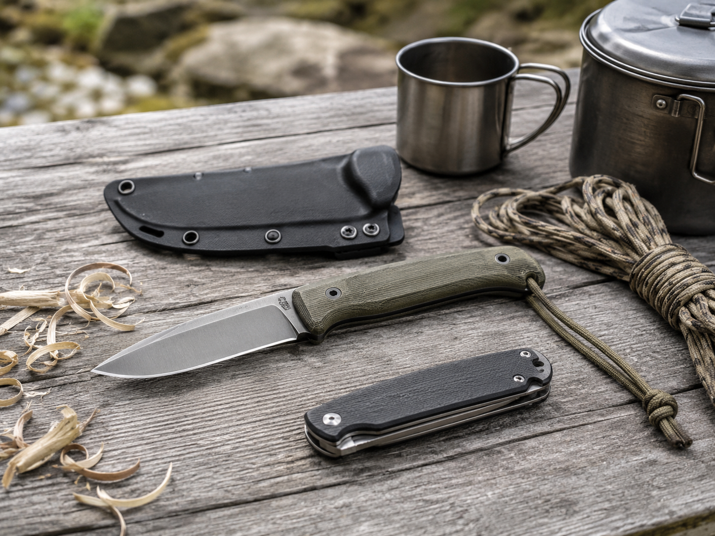 outdoor camping knife applications