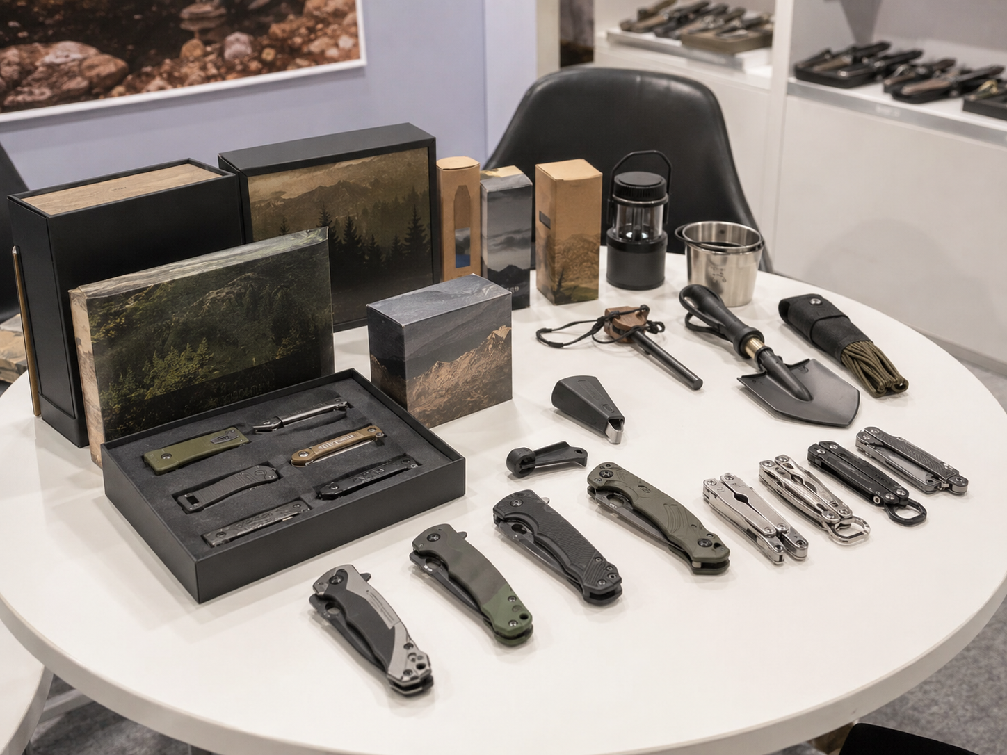 outdoor tactical trade show knife sourcing