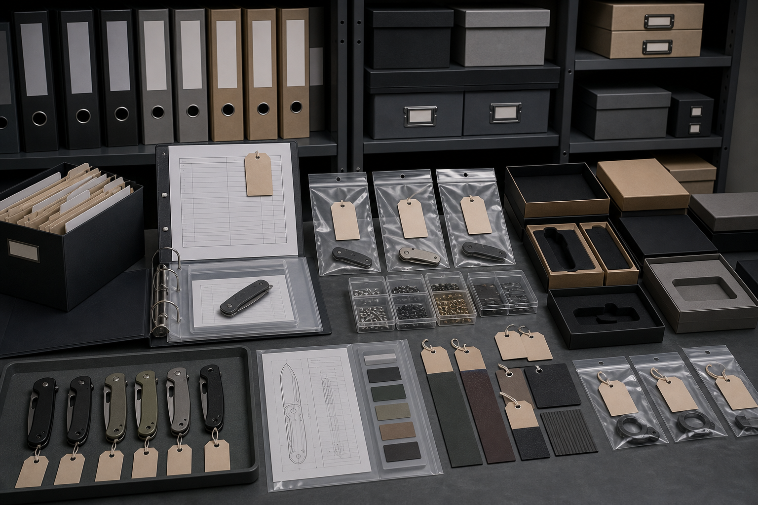 pocket knife compliance records and version control