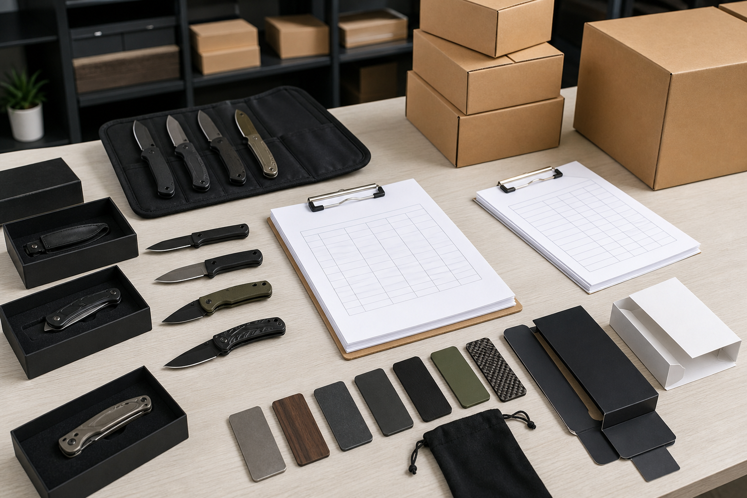 private label knife supplier scorecard and RFQ