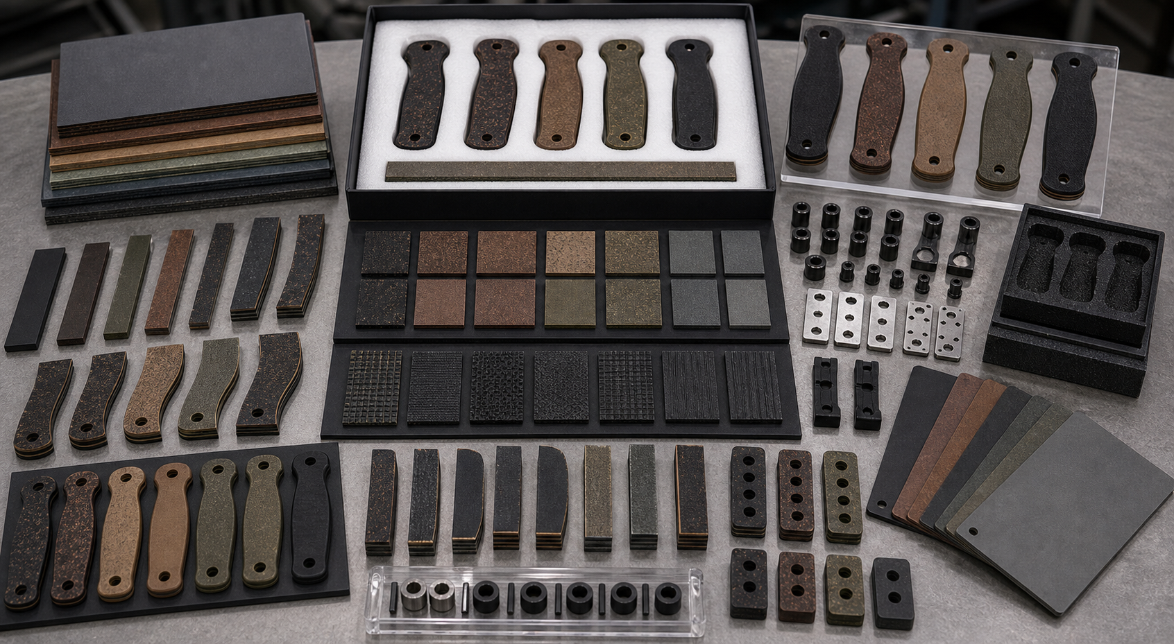 Richlite handle RFQ preparation for OEM knives