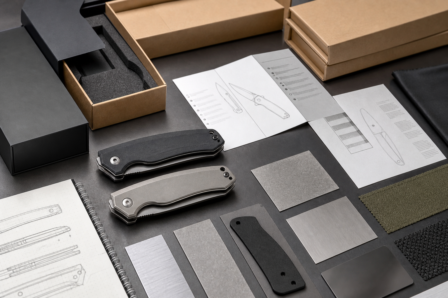 S35VN and D2 product copy and packaging planning