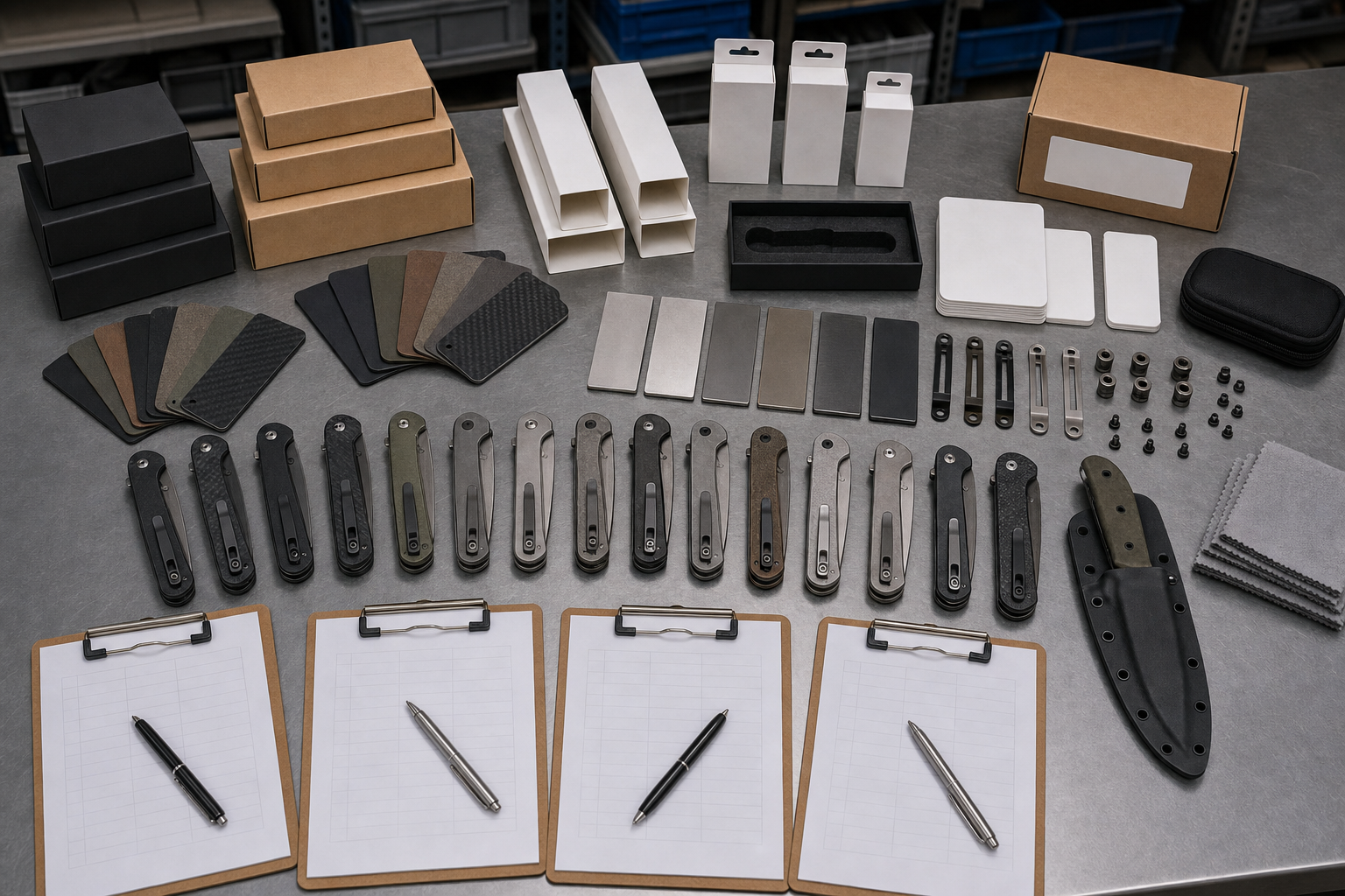 OEM knife product line tiers for S35VN and MagnaCut