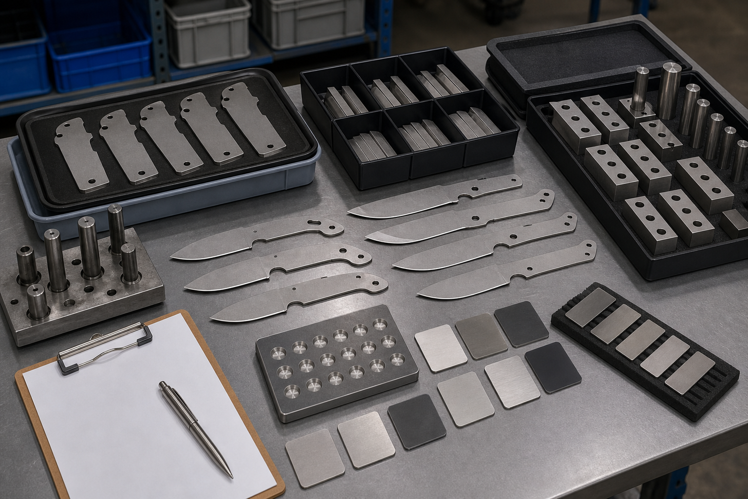 OEM knife steel heat treatment and hardness inspection OEM knife steel heat treatment and hardness inspection
