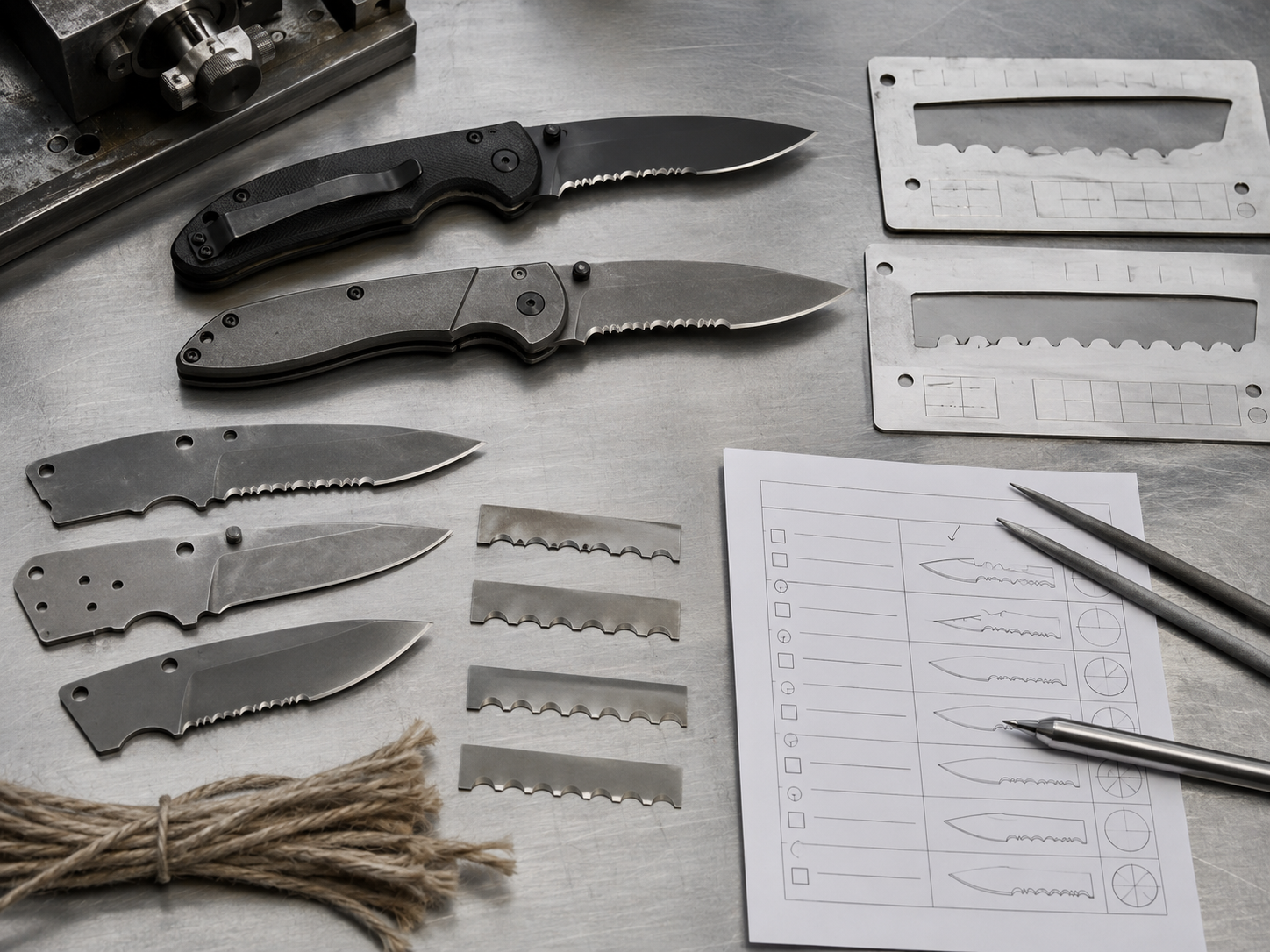 serrated edge knife blade manufacturing serrated edge knife blade manufacturing