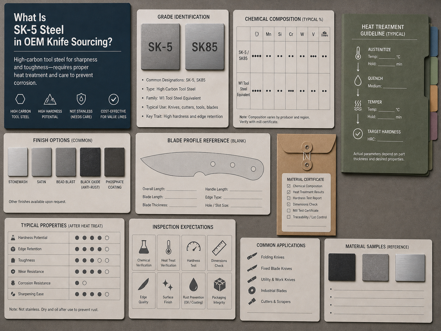 SK-5 steel sourcing for OEM knife projects SK-5 steel sourcing for OEM knife projects