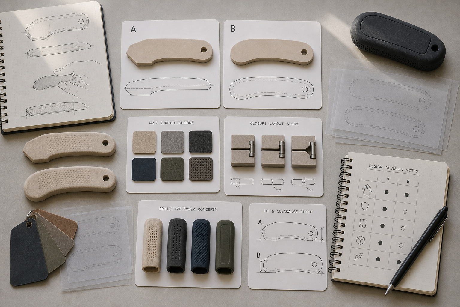 handle lock and sheath comparison for tanto and drop point knives
