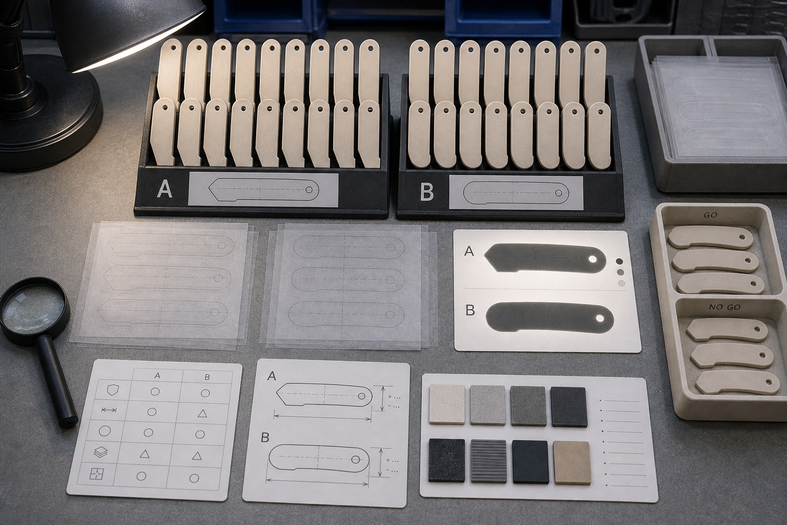 manufacturing comparison for tanto and drop point blades
