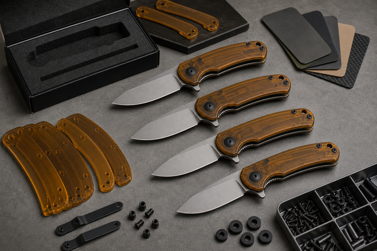 Ultem handle folding knife concept review Ultem handle folding knife concept review
