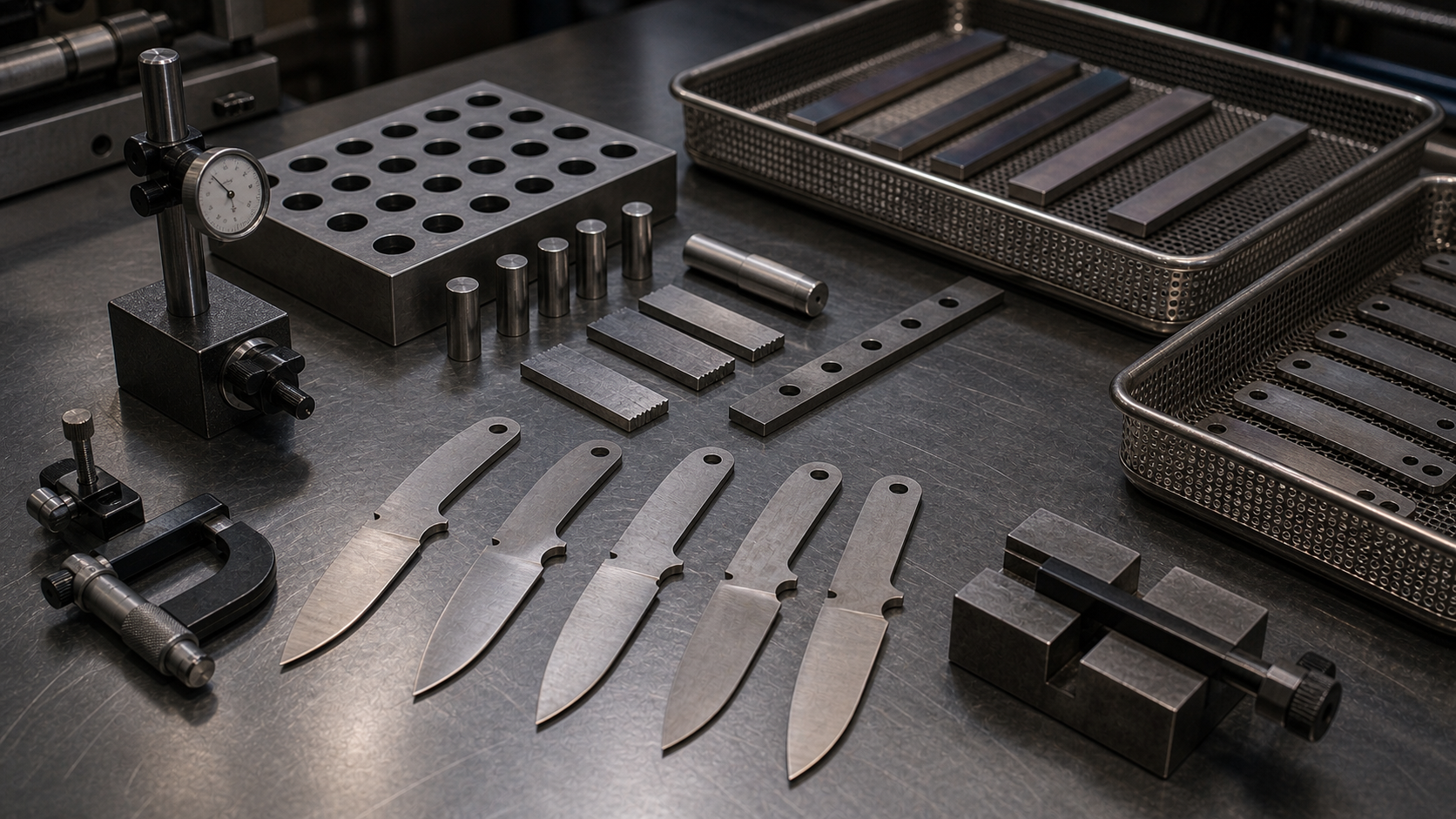 W2 knife heat treatment control W2 knife heat treatment control
