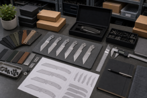 Wharncliffe blade geometry and OEM knife design planning samples