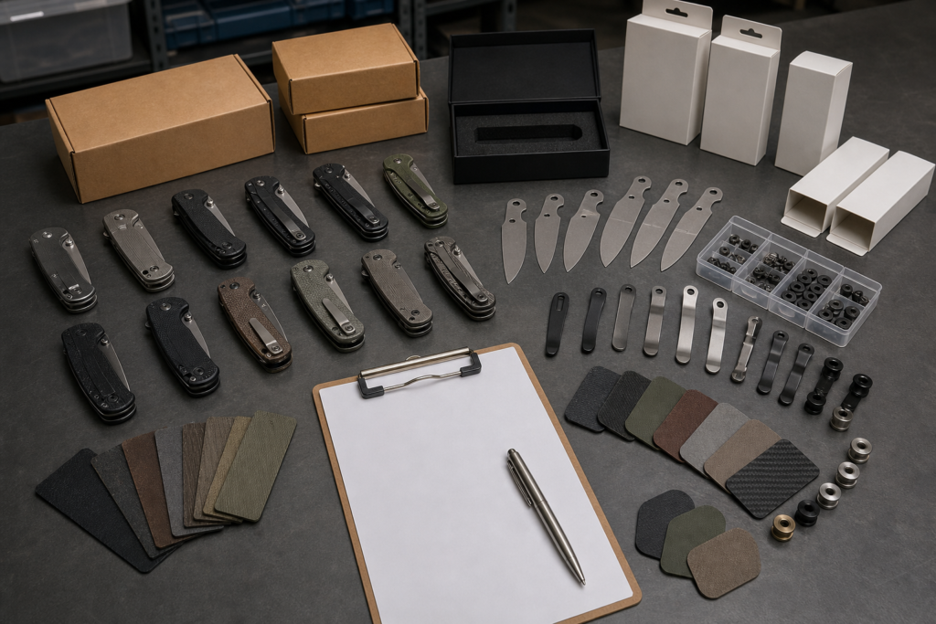 EDC knife selection samples for daily use buyers