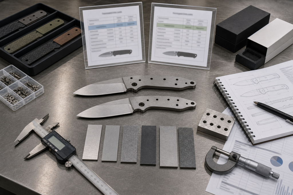 Should Knife Brands Choose 14C28N or D2 for a Practical Product Line? featured image