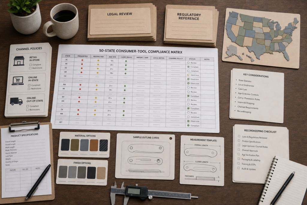 How Should Buyers Build a 50-State Pocket Knife Compliance Matrix Before Launch? product planning image