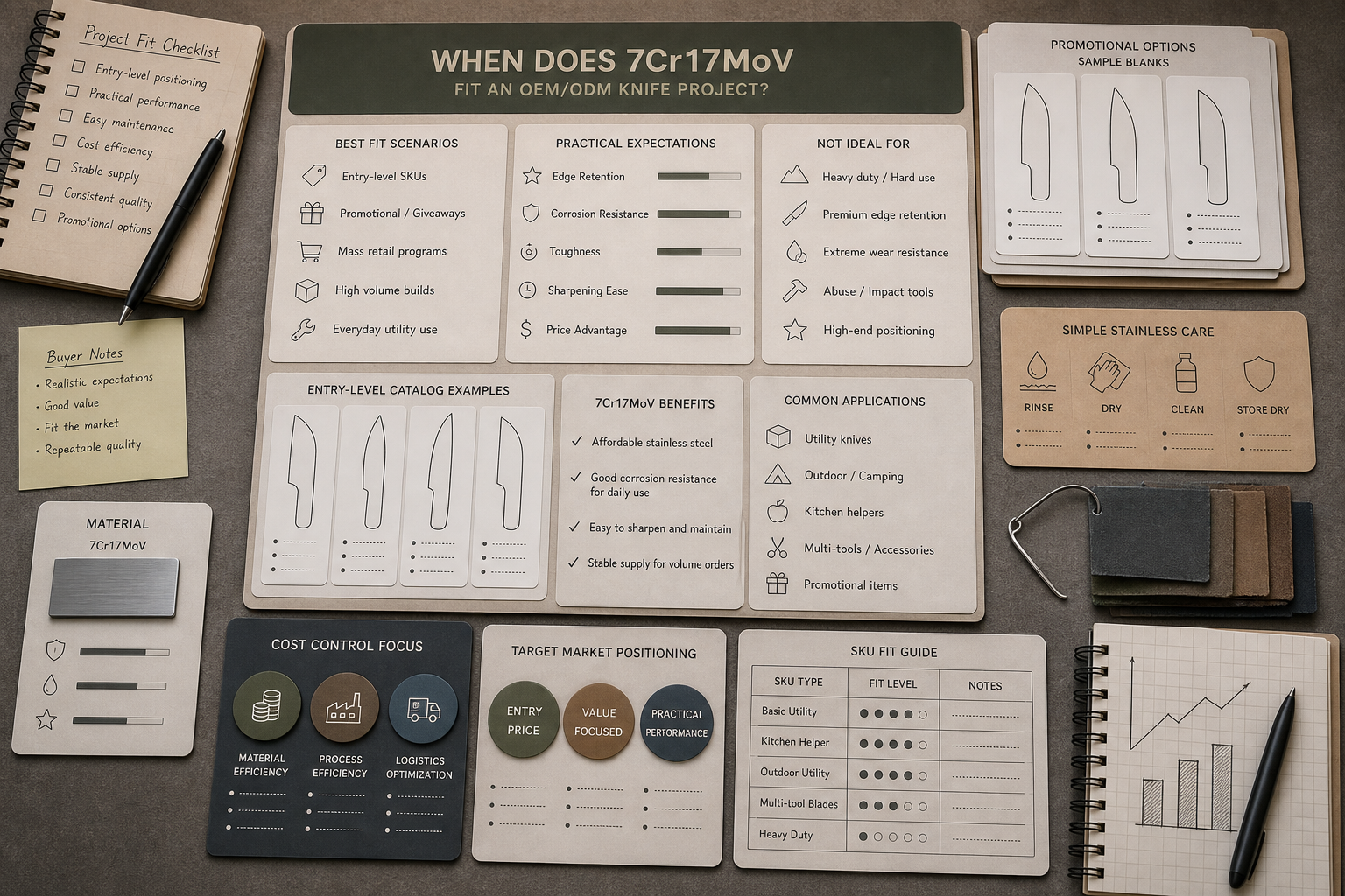 7Cr17MoV budget OEM knife project fit 7Cr17MoV budget OEM knife project fit
