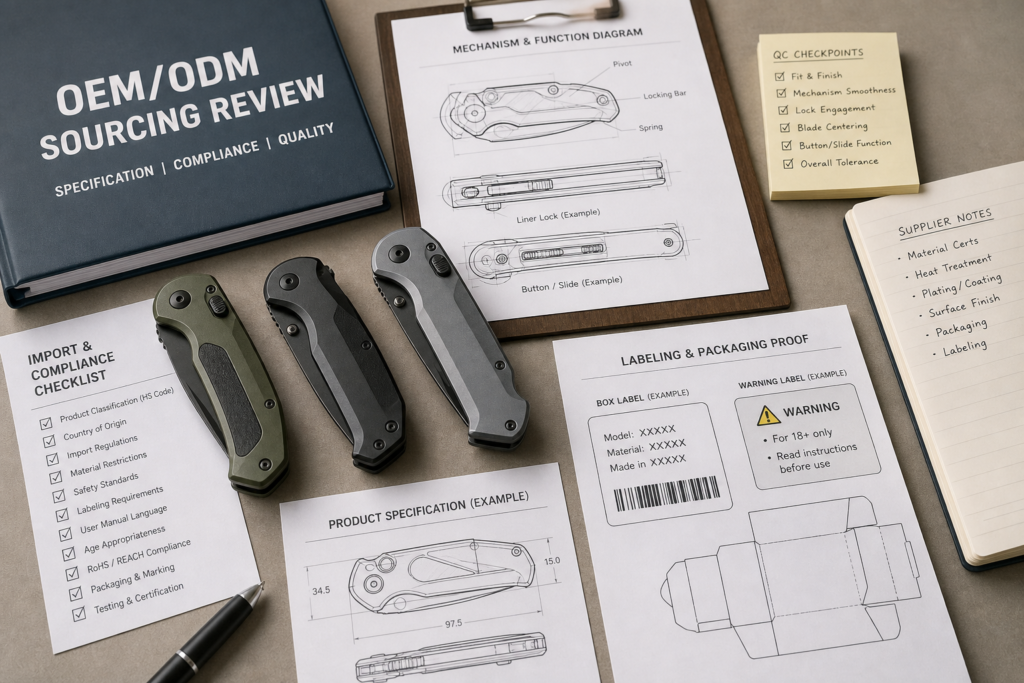 What Should Buyers Verify Before Sourcing Automatic Knife Features buyer guide visual