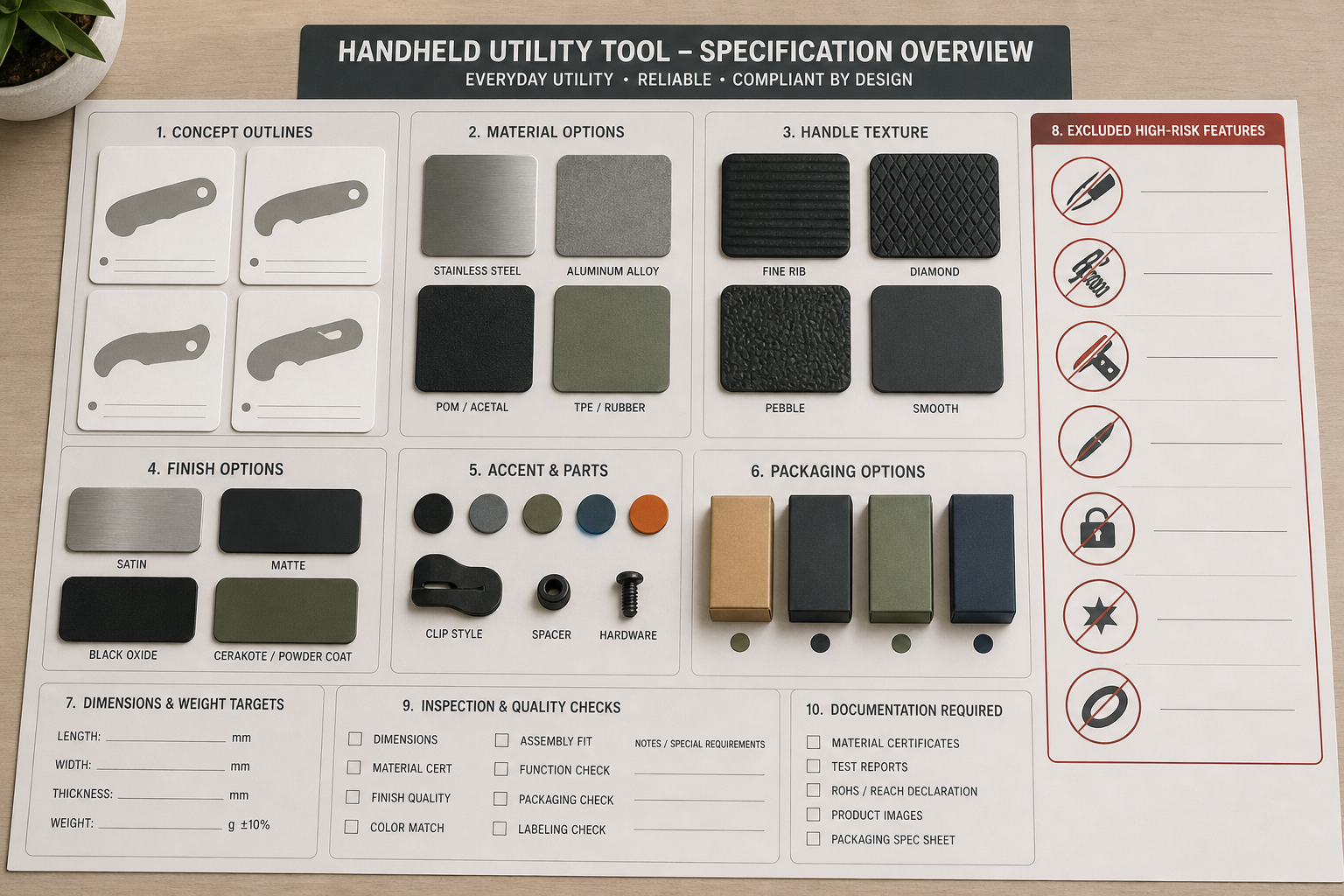 utility knife specification planning utility knife specification planning