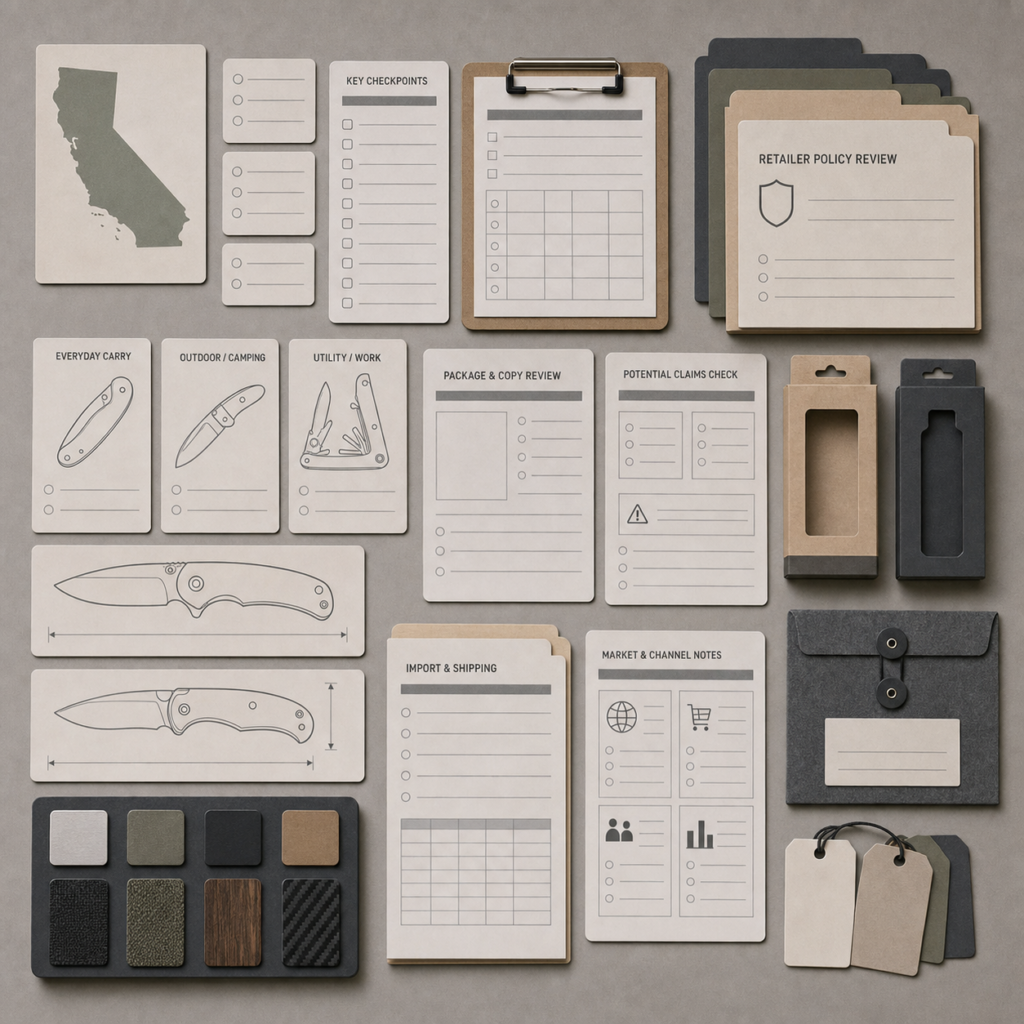 What Should Buyers Check Before Selling Pocket Knives in California? product planning image