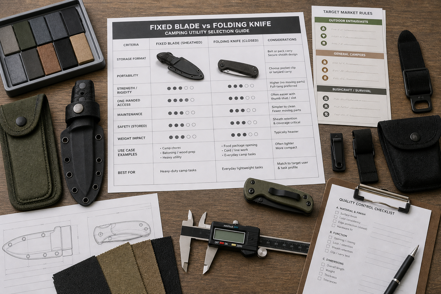 fixed blade vs folding camping knife selection fixed blade vs folding camping knife selection
