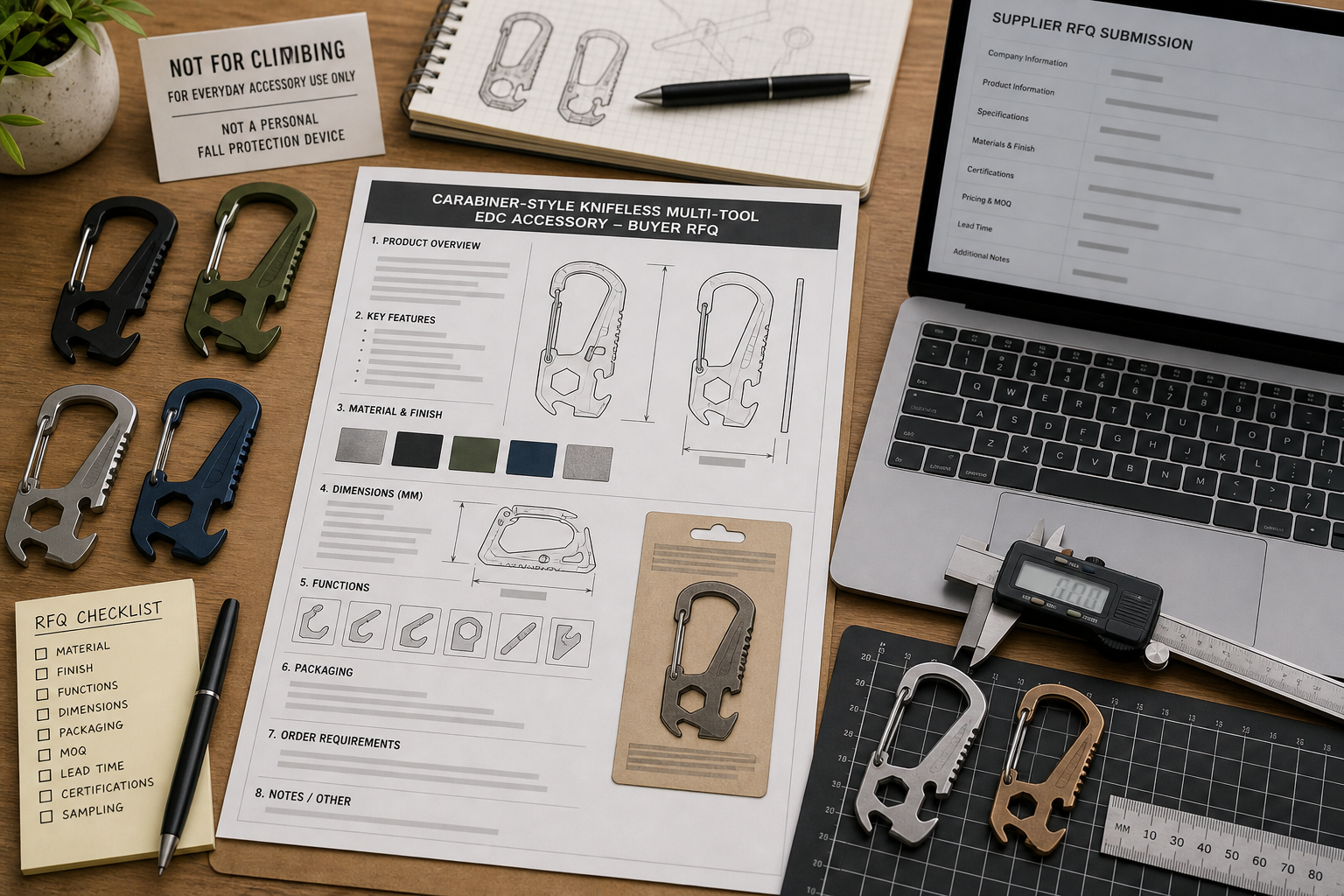carabiner knifeless multi-tool RFQ checklist carabiner knifeless multi-tool RFQ checklist