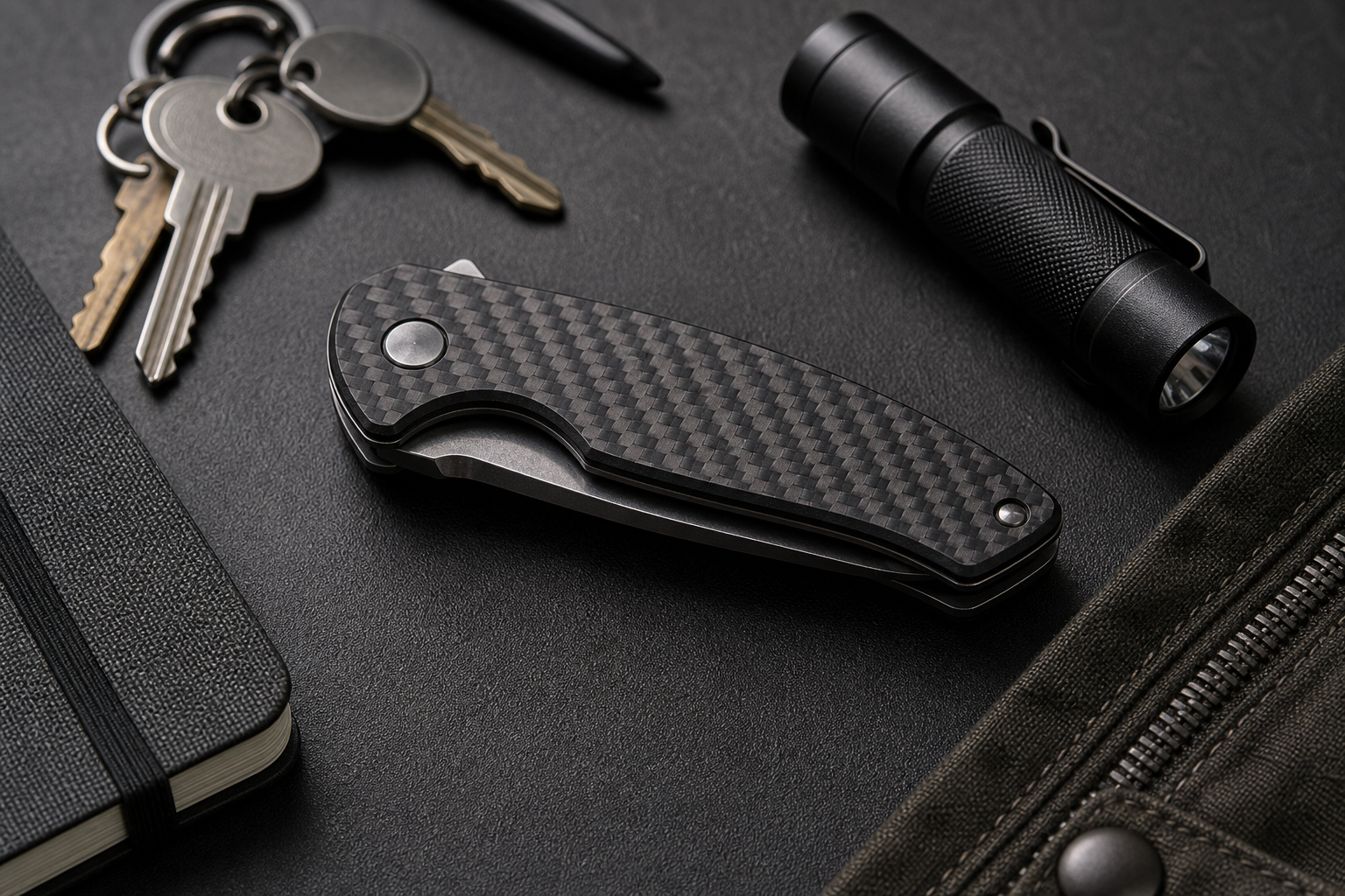why buyers choose carbon fiber EDC knife handles