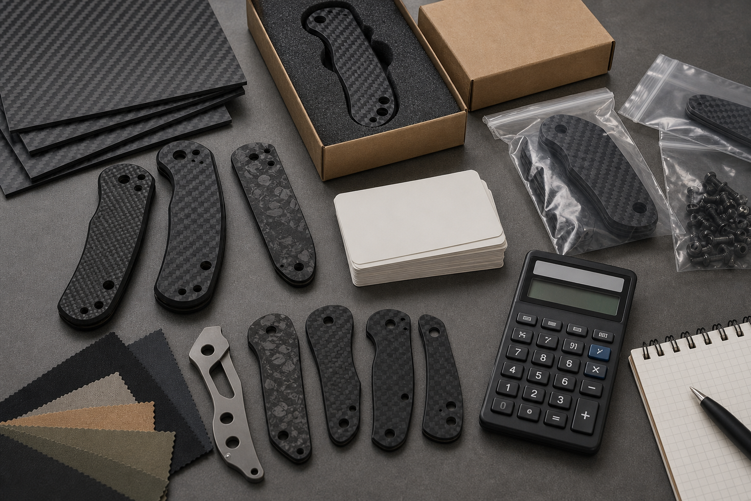 carbon fiber handle cost MOQ lead time