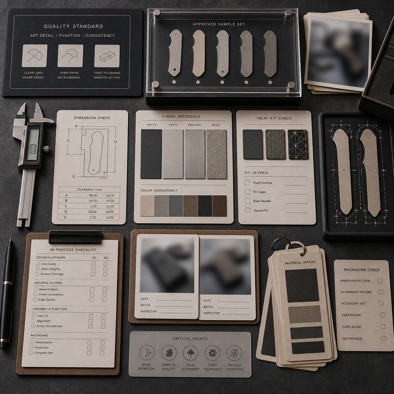 collectible art knife quality control