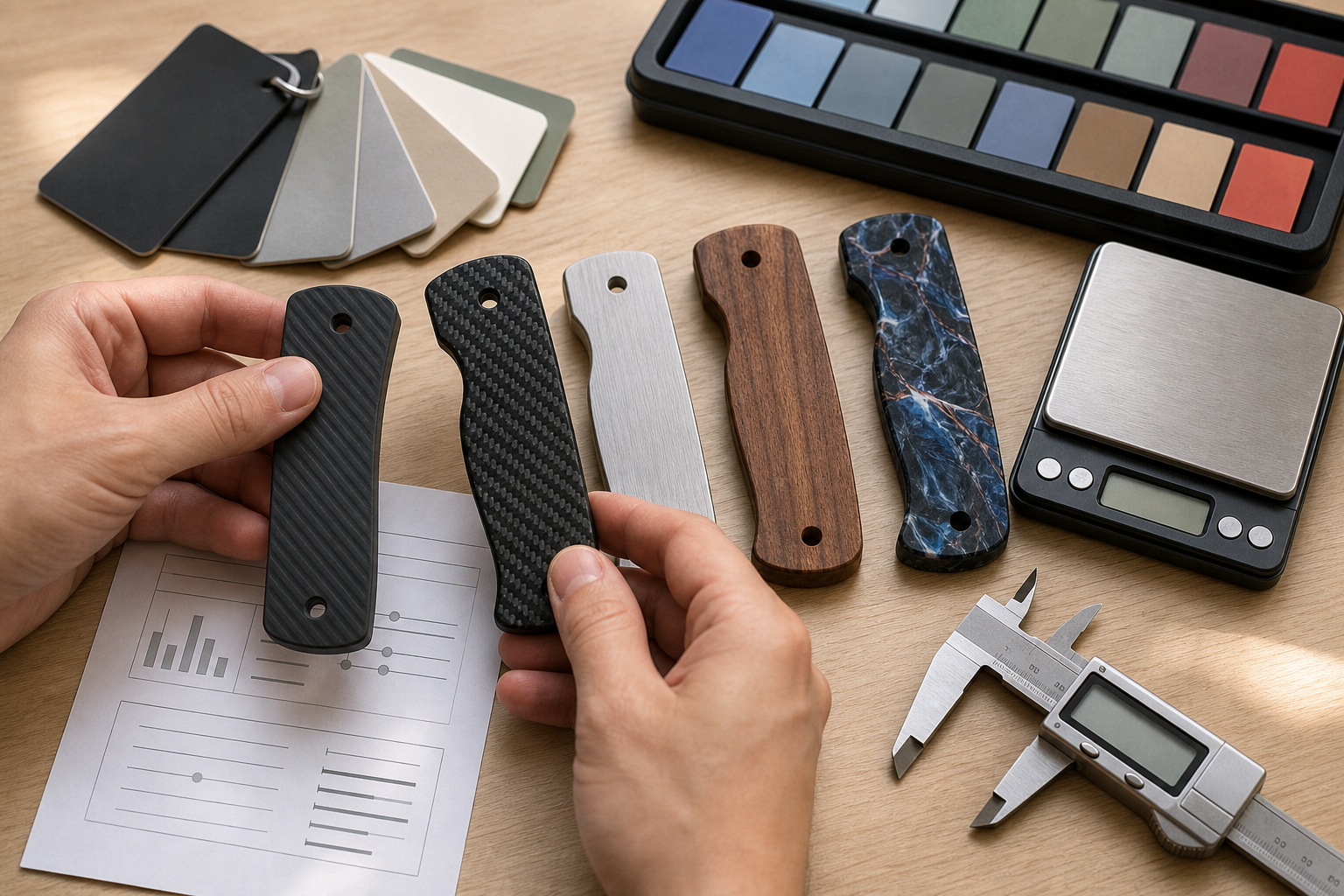 EDC knife handle material selection EDC knife handle material selection