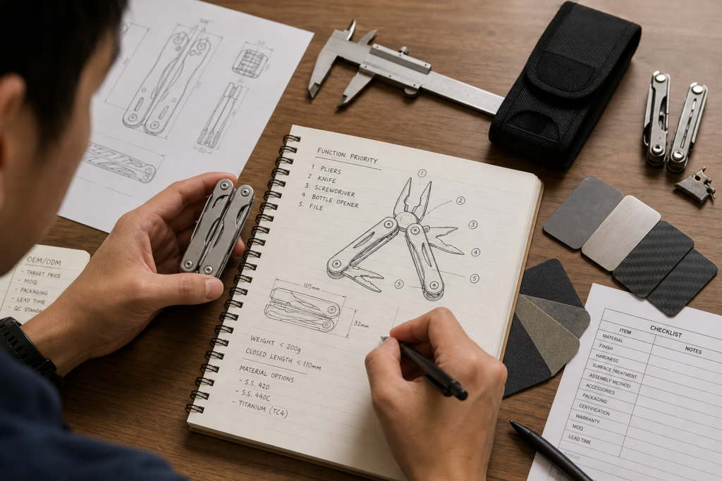 How Should Buyers Customize a Suitable EDC Multi-Tool for OEM/ODM Projects buyer guide visual