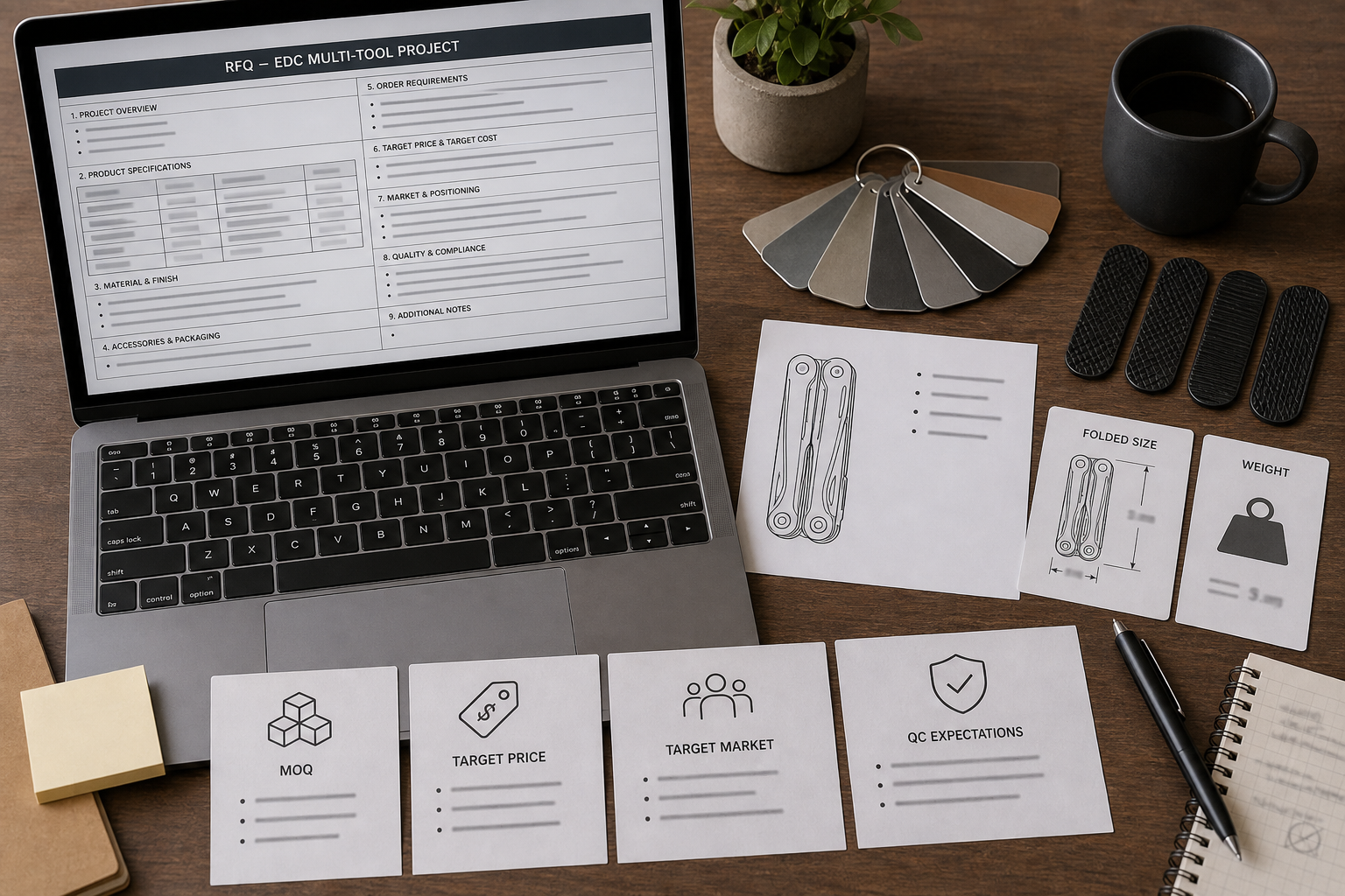 custom EDC multi-tool RFQ checklist custom EDC multi-tool RFQ checklist