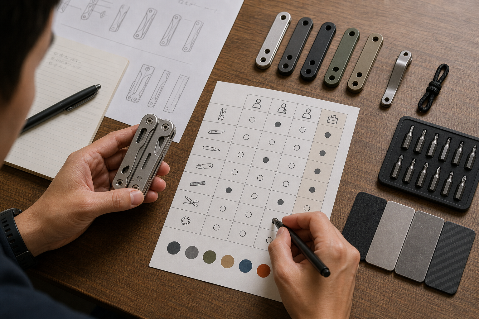 custom EDC multi-tool core functions custom EDC multi-tool core functions