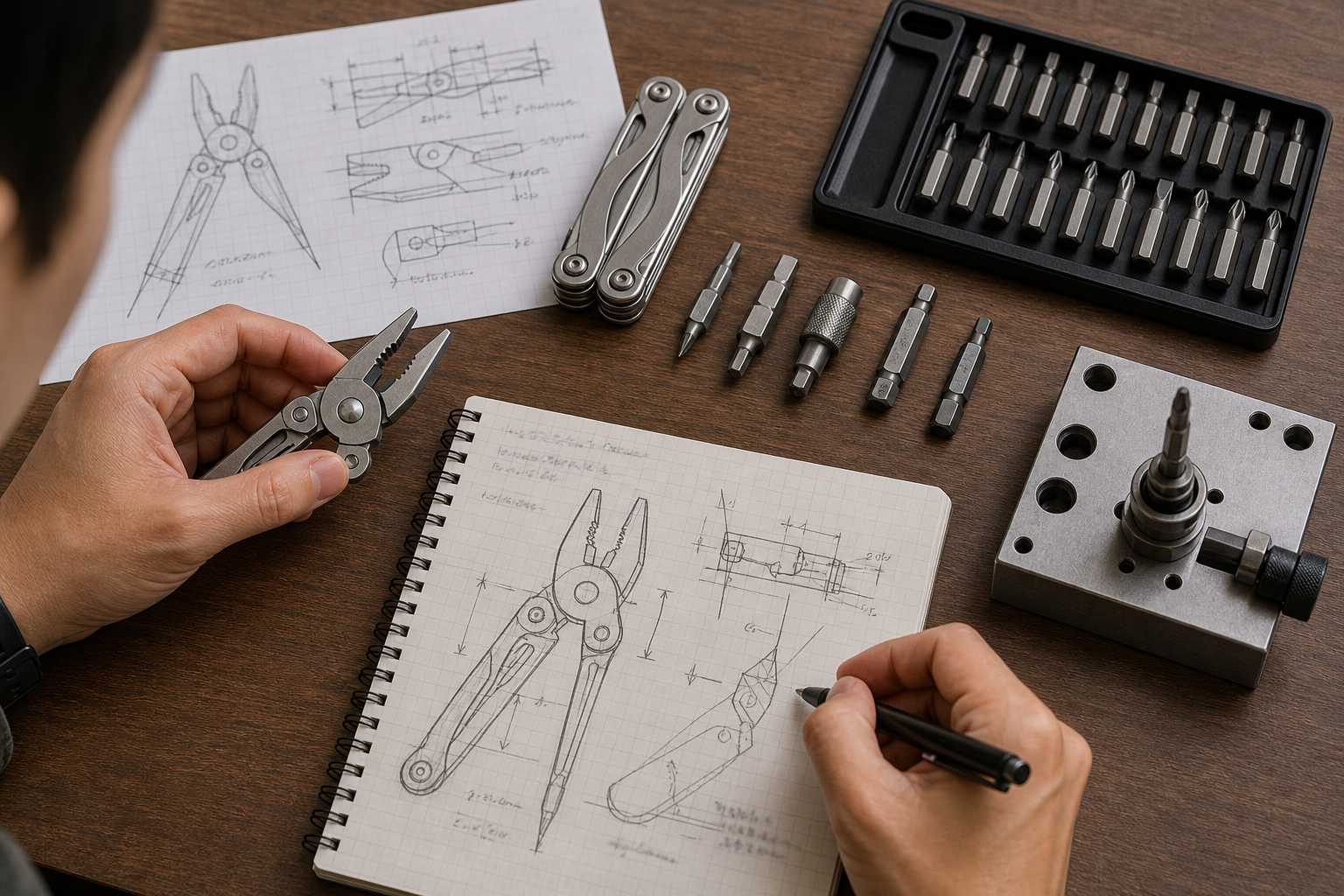 custom EDC multi-tool pliers drivers bit system custom EDC multi-tool pliers drivers bit system