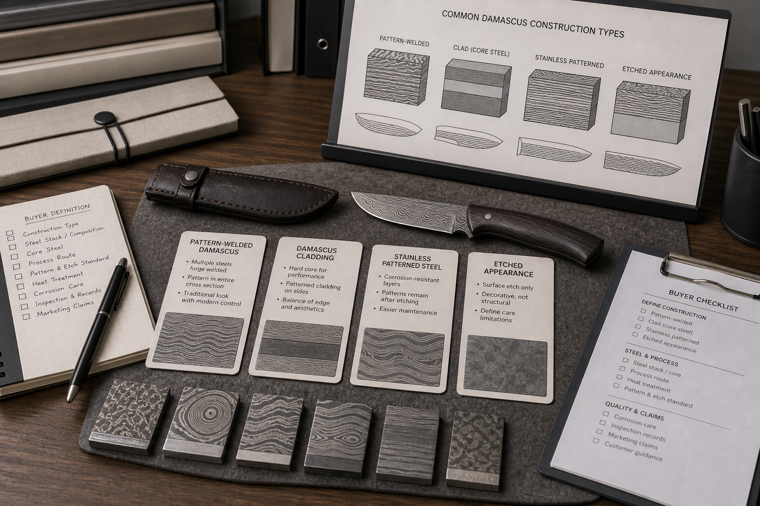 modern Damascus manufacturing definition modern Damascus manufacturing definition
