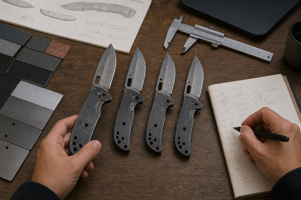 Which Damascus Steel Features Actually Matter in OEM/ODM Knife Development buyer guide visual