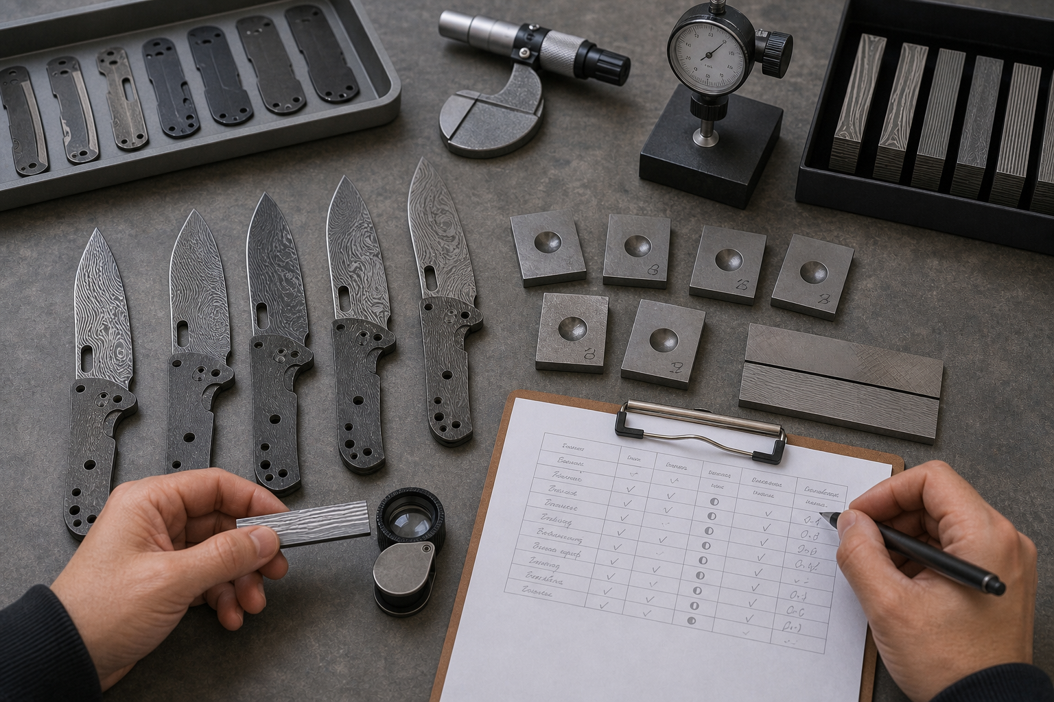 Damascus base steel selection Damascus base steel selection