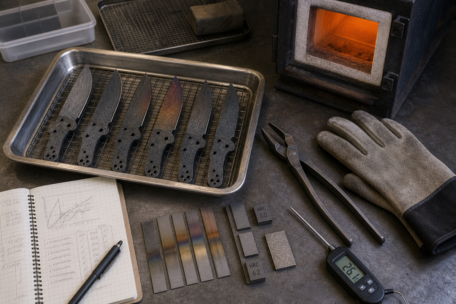 Damascus steel heat treatment control Damascus steel heat treatment control