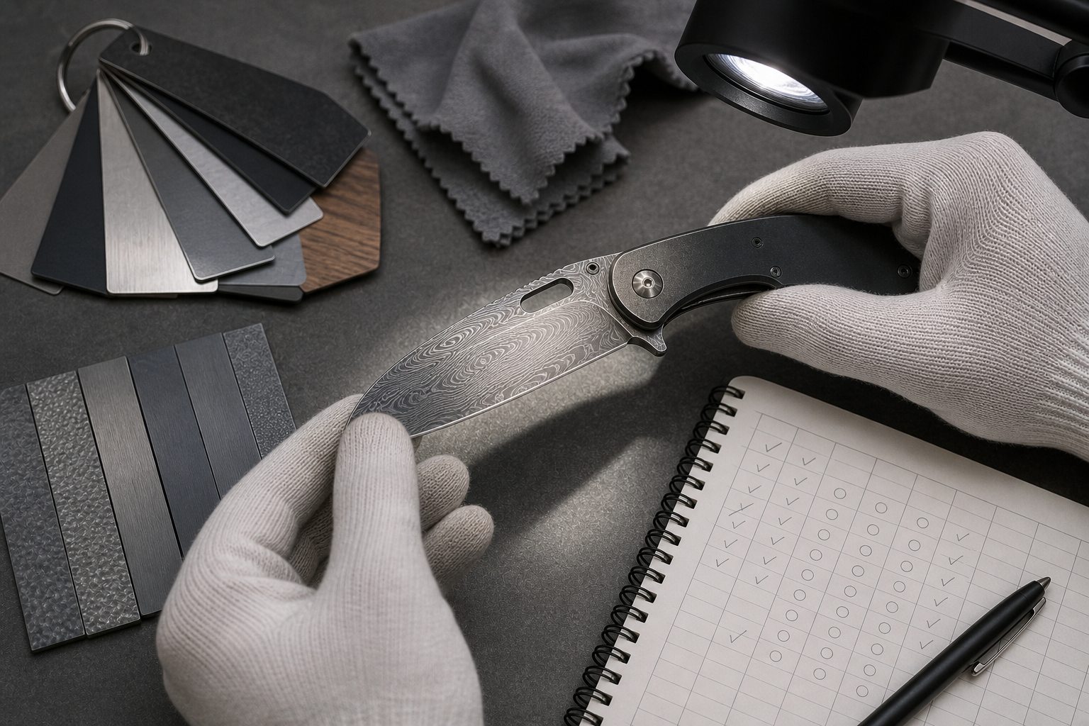 Damascus finish and etching quality Damascus finish and etching quality