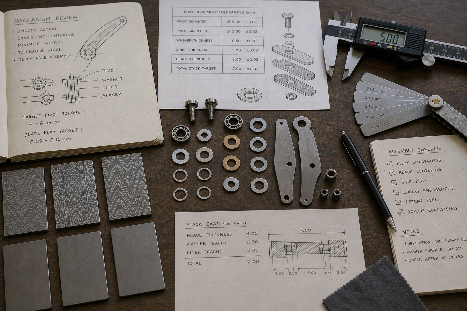 Damascus folding knife mechanism design Damascus folding knife mechanism design
