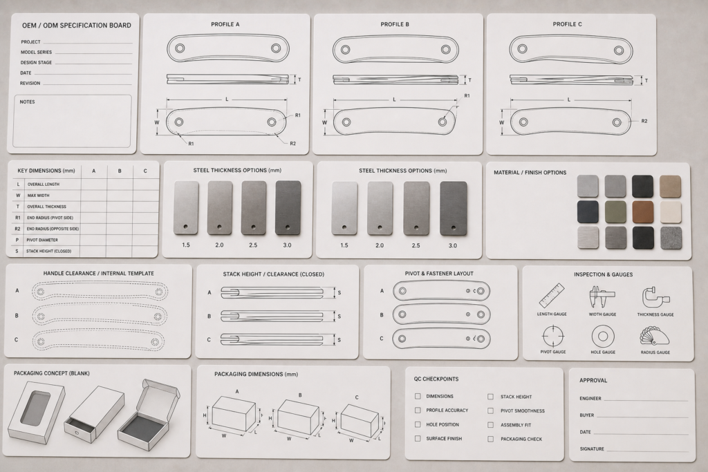How Should Buyers Choose Drop Point, Clip Point, or Pinch-Point Blade Profiles? product planning image