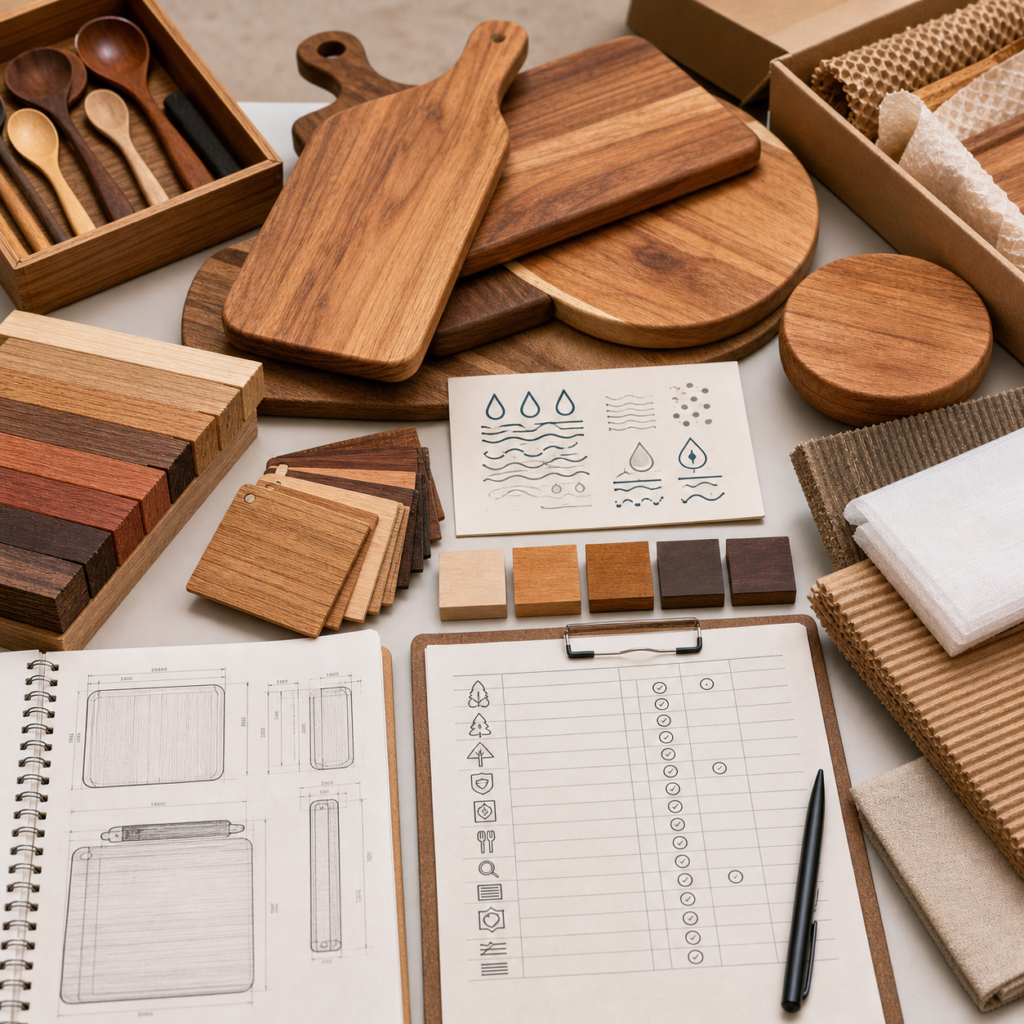 How Should Buyers Specify Durable Custom Wooden Cutting Boards And Tableware? product planning image