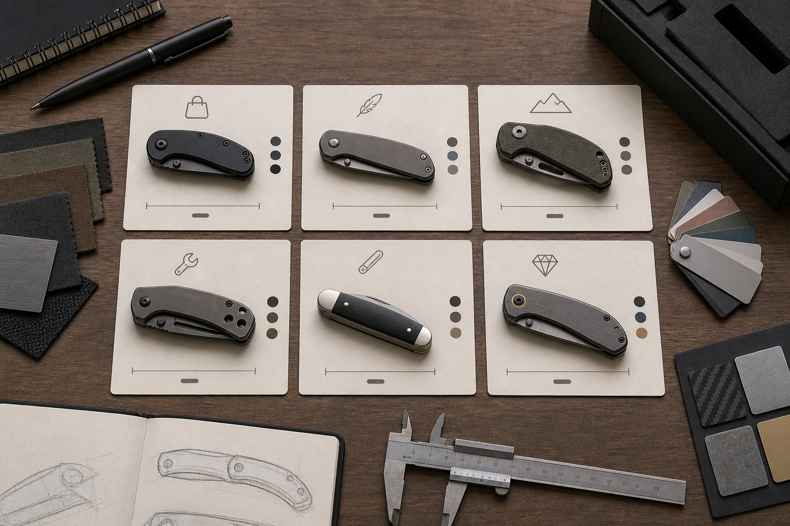 EDC folding knife type comparison EDC folding knife type comparison
