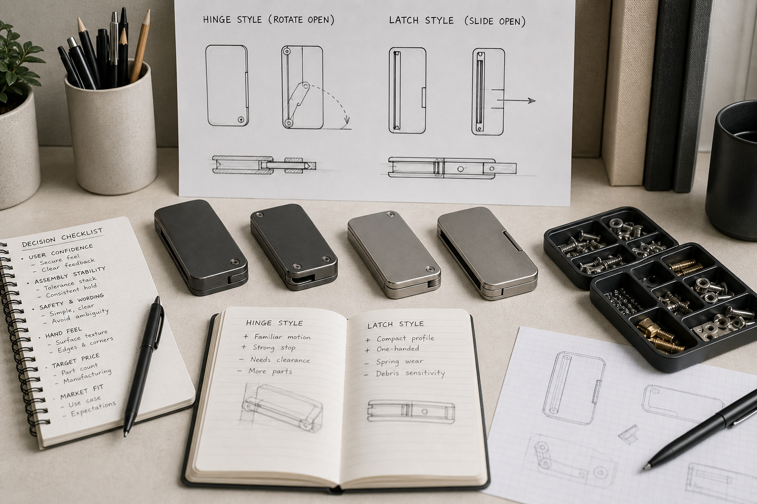 EDC folding knife lock and opening method EDC folding knife lock and opening method