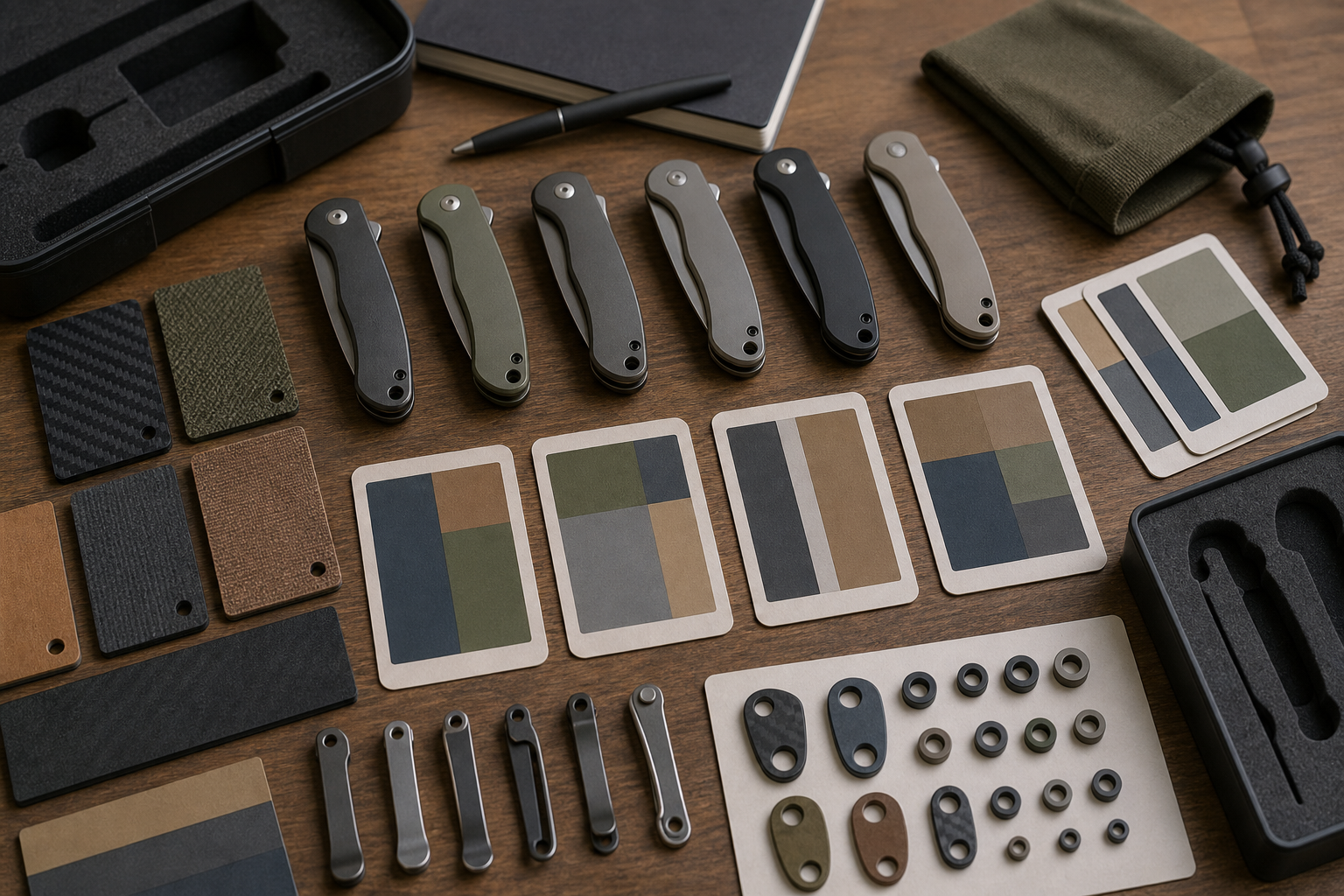 EDC folding knife handle clip safety details EDC folding knife handle clip safety details