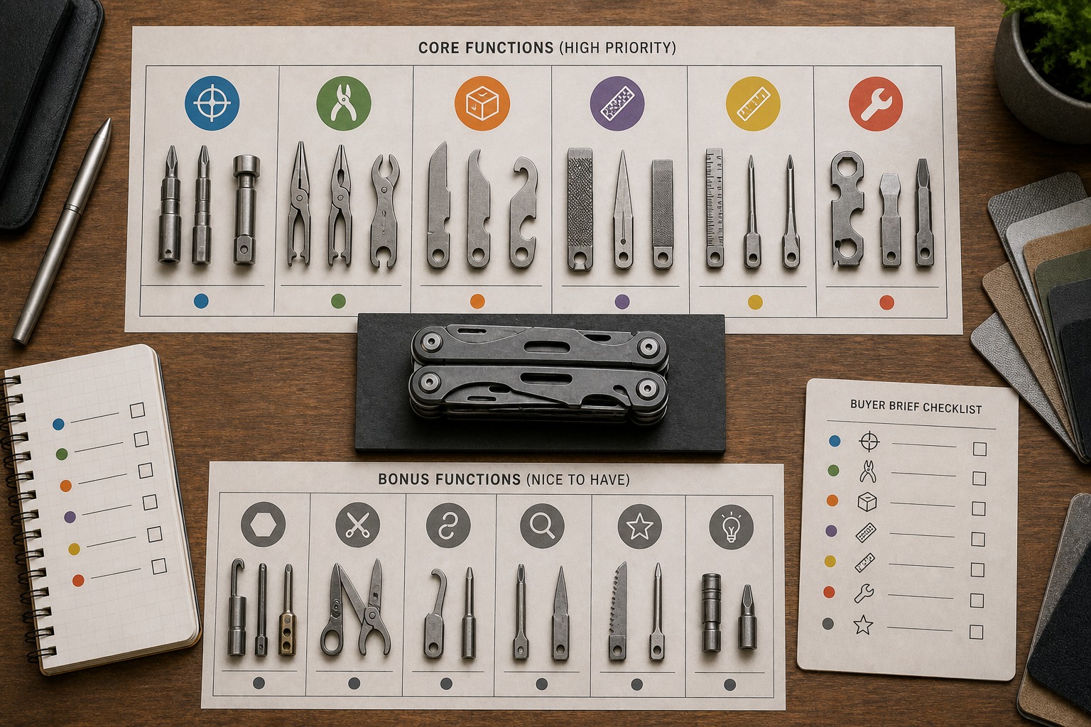 common EDC multi-tool functions common EDC multi-tool functions