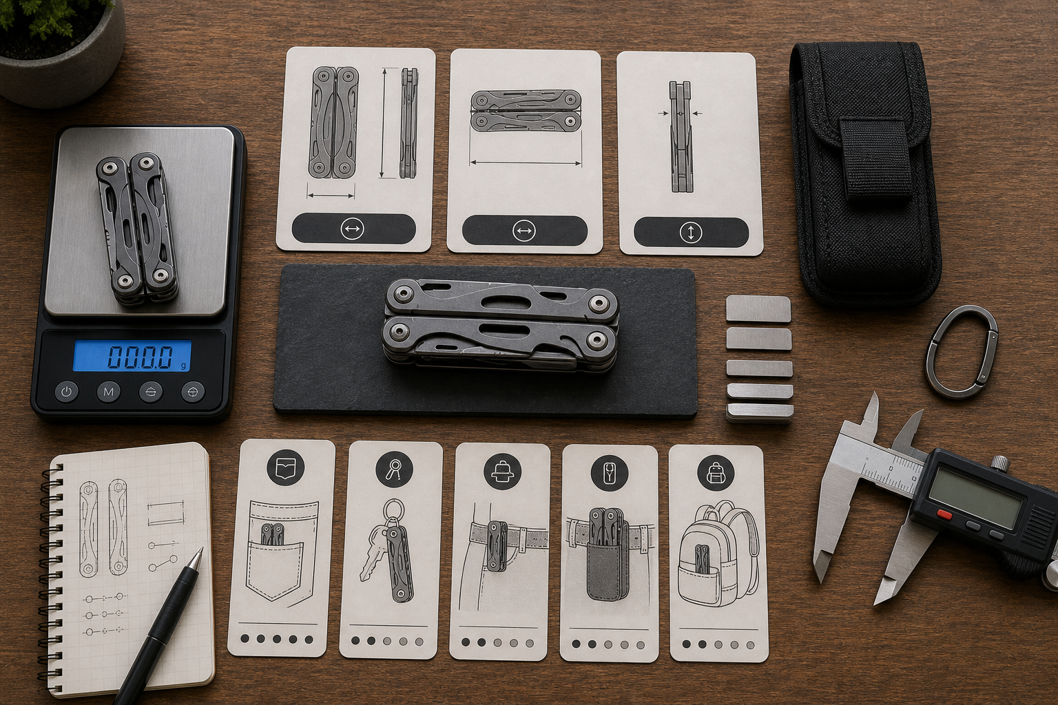 EDC multi-tool size weight carry design EDC multi-tool size weight carry design